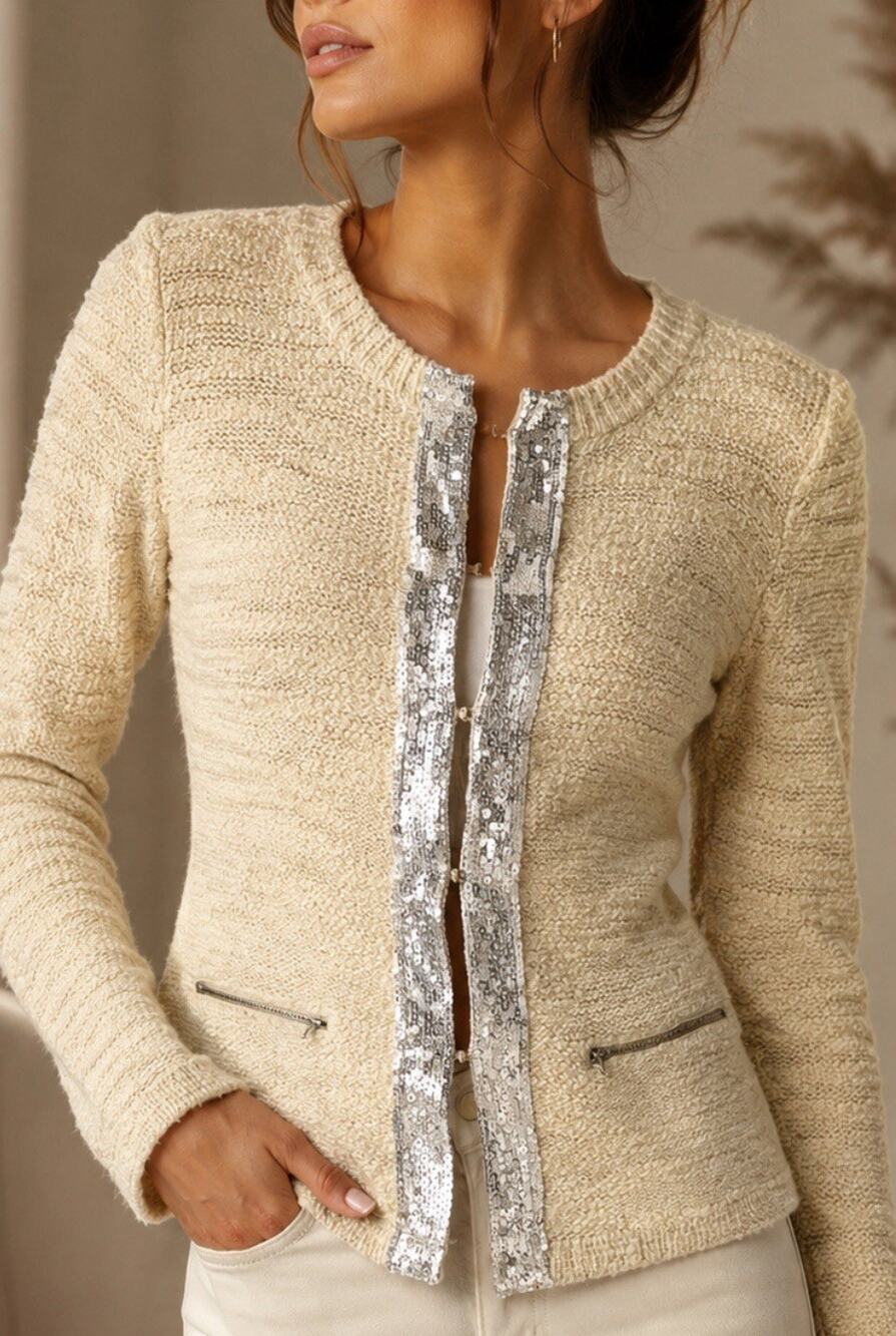 Banana Republic 100% Extra Fine Merino Wool Cream Cardigan Jacket Womens S Small